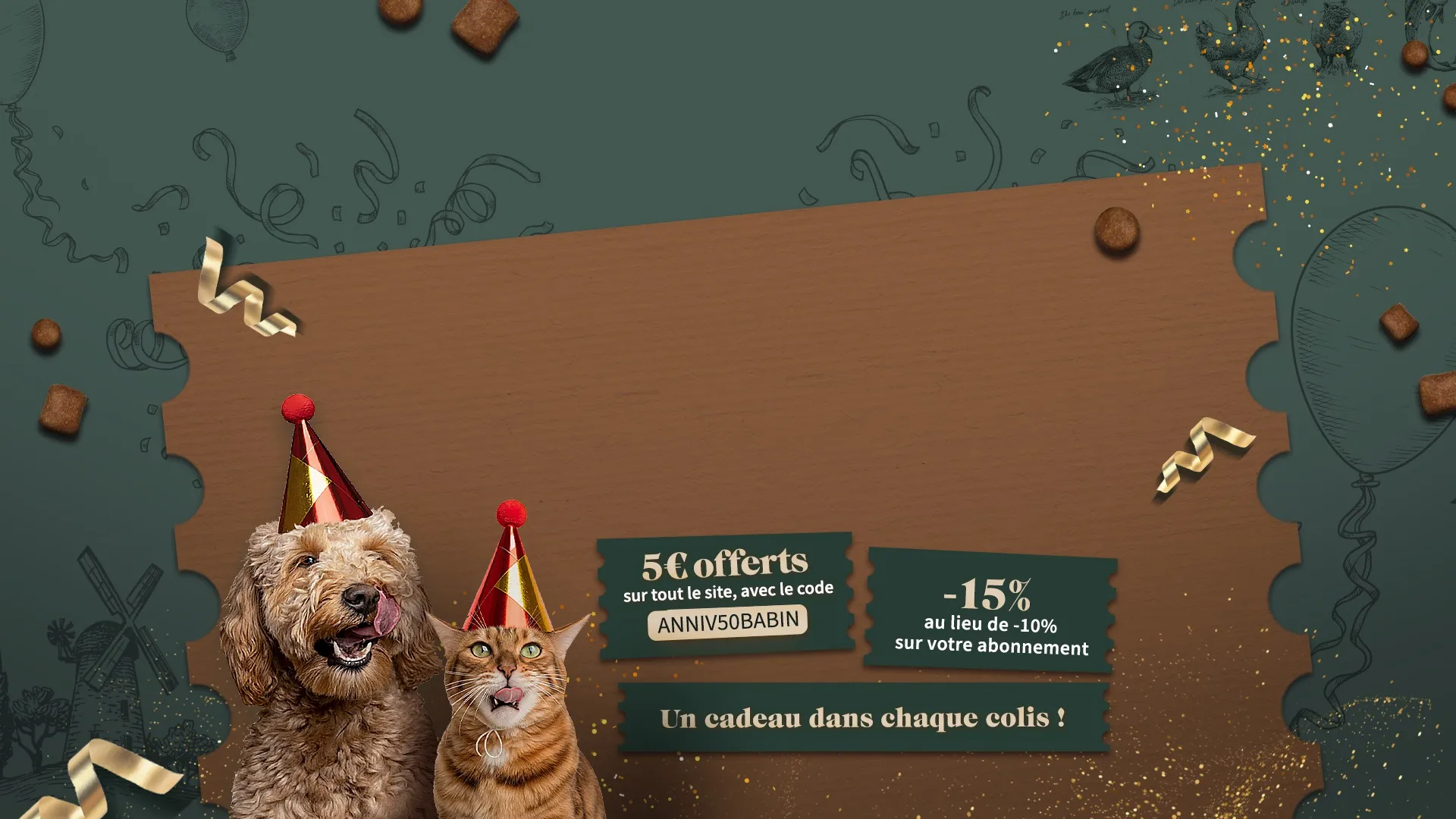 Slide pour les 50 ans